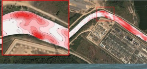 Производство гидрографических работ во внутренних водах(каналах)